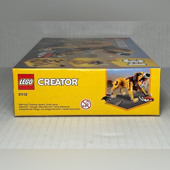 Lego Creator 31112 Wild Lion 3 in 1 Set 224 pcs Ostrich Warthog Blocks NEW NISB - Picture 8 of 9
